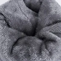 DAVIDSON Winter Knit Beanie Cap Hat Neck Warmer Scarf and Woolen Gloves Set for Men & Women (3 Piece) (C6)-thumb1