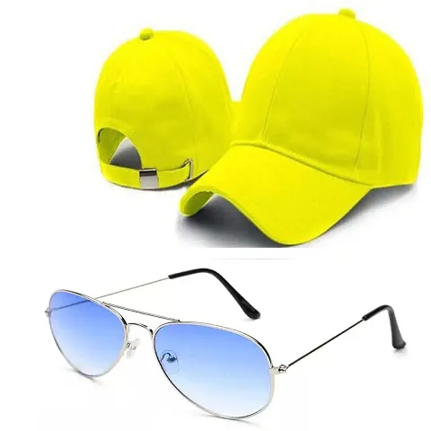 DAVIDSON Round Murcury Sunglassess with Baseball CAPP (C3)