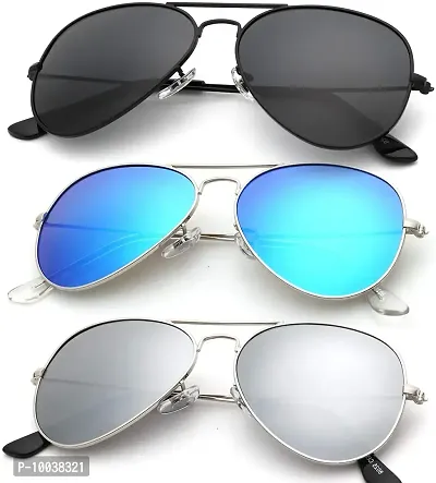 Davidson UV Protected Black Blue Green Sun Protected Sunglasses for men Women Boys and Girls (C12)