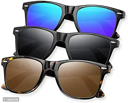 Davidson UV Protection Aviator Combo Sunglasses (Free Size) For Men Women Boys and Girls (C4)