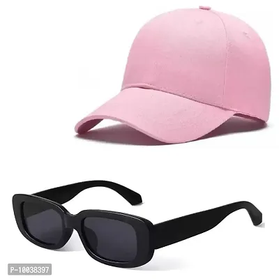 DAVIDSON Round Murcury Sunglasses with Baseball Cap Unisex (C5)-thumb0