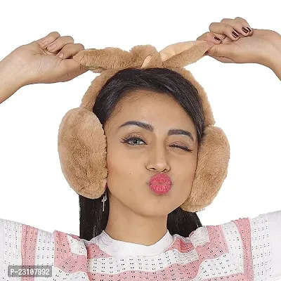 Latest Style Cute Winter  Outdoor Adjustable Ear Muffs Fur for Girls and Women-thumb0