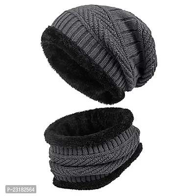 Winter Wear for Women Winter Cap for Men Woolen Cap for Men-thumb2