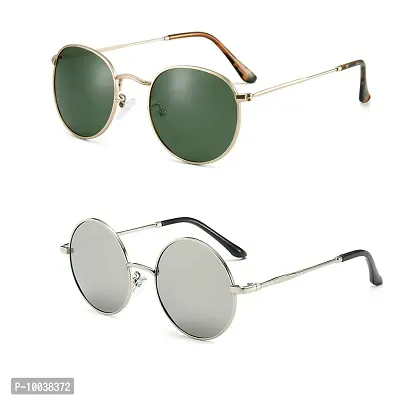 Davidson Mirrored Lens Silver and Blue Sunglasses-thumb4