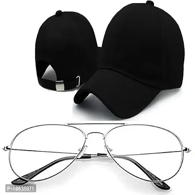 DAVIDSON Round Murcury Sunglassess with Baseball Caps (C3)-thumb0