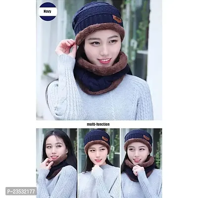 Winter Wear for Women Winter Cap for Men Woolen Cap for Men-thumb2