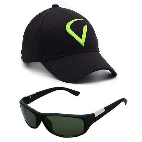 Davidson Gifting set of A Baseball Cap and Sun protected Sunglasses for men women boys and Girls (C1)