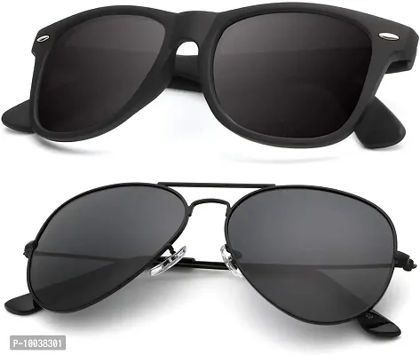 Davidson UV Protected Black Blue Green Sun Protected Sunglasses for men Women Boys and Girls (C4)-thumb0