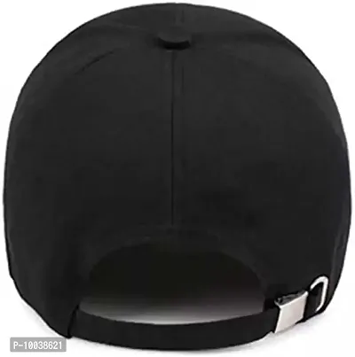 DAVIDSON Unisex Cotton Baseball Cap (Pack Of 2) (fg-009_Black_Free Size)-thumb3