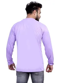 Classic Polyester Solid Tshirt for Men, Pack of 4-thumb4