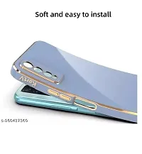 AllGuds ?Back Cover for Y20, Y20i, Y12s (Gold, Camera Bump Protector, Silicon) (Blue)-thumb2