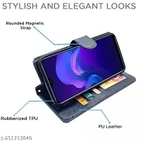 AllGuds Vivo Y12 / Y15 / Y17 / U10 Flip Case | Vintage Leather Finish | Inside TPU with Card Pockets | Wallet Stand | Magnetic Closing | Flip Cover for Vivo Y12 / Y15 / Y17 / U10 (Black)-thumb1