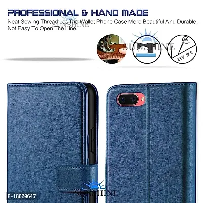 AllGuds Oppo A3s Flip cover Blue Realme c1-thumb4