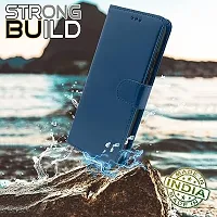 AllGuds Flip Cover for Vivo Y35 Vivo y22 (Blue)-thumb2