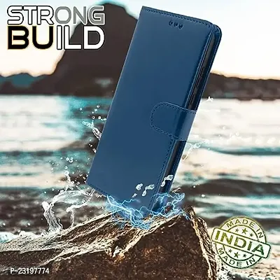 AllGuds Flip Cover for Vivo Y35 Vivo y22 (Blue)-thumb3