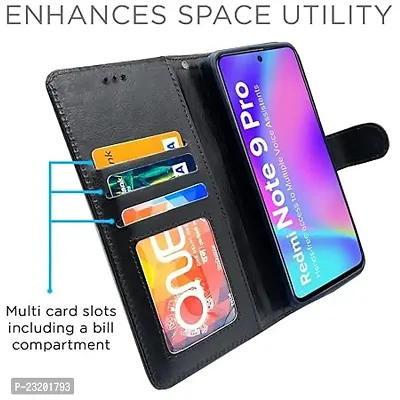 AllGuds Mobile back cover for Mi Redmi Note 9 Pro (Black)-thumb4