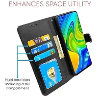 AllGuds Mobile cover for Mi Redmi note 9 ( Black )-thumb1