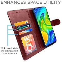 AllGuds Cover for Mi Redmi note 9 ( Brown )-thumb3