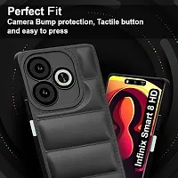 AllGuds Back Case Cover for Infinix Smart 8 HD | Compatible for Infinix Smart 8 HD Back Cover | Matte Soft Case | Liquid Silicon | Puff Case for Infinix Smart 8 HD with Camera Protection | (Black)-thumb3