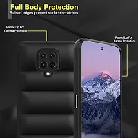 AllGuds Silicone Shockproof Bumper Corner with Ultimate Protection Back Cover for Mi Redmi Note 9 Pro, Mi Redmi Note 9 Pro Max, Poco M2 Pro (Black )-thumb1