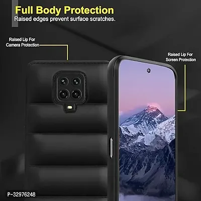 AllGuds Silicone Shockproof Bumper Corner with Ultimate Protection Back Cover for Mi Redmi Note 9 Pro, Mi Redmi Note 9 Pro Max, Poco M2 Pro (Black )-thumb2