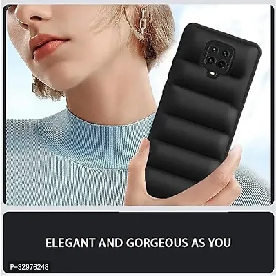 AllGuds Silicone Shockproof Bumper Corner with Ultimate Protection Back Cover for Mi Redmi Note 9 Pro, Mi Redmi Note 9 Pro Max, Poco M2 Pro (Black )-thumb4