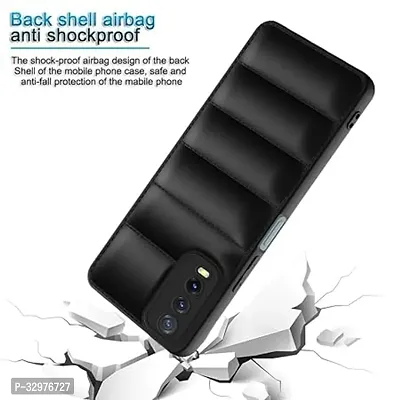 AllGuds Soft Silicon Transparent Back Cover for Vivo Vivo Y20 / Y20i / Y20A / Y20G / Y20T / Y12s / Y12G (Flexible| Silicone| Black)-thumb2