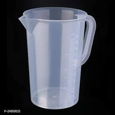 Spylx Plastic Measuring Jug 1000ml (1 LTR) Beaker with Handle. Set of 2 for reselling School Collage Chemistry lab Laboratory Science Experiments-thumb5