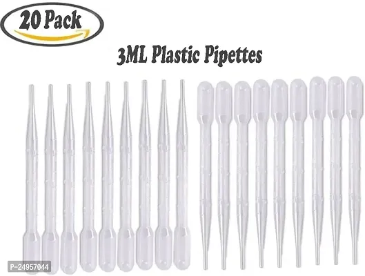 SPYLX 5 Sizes Plastic Beakers Measuring Cups Set(50, 100, 250, 500, 1000ML) and 20 Pack Clear 3ml Graduated Transfer Pipettes-thumb3