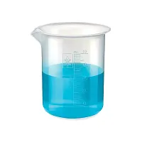 Spylx Polypropylene Low Form Measuring Beaker Graduated Polypropylene in 500 ml, 250 ml, 100 ml, 50 ml, 25 ml for School Collage Chemistry lab Laboratory with 5 Droppers in 3 ml Pack of 10-thumb2