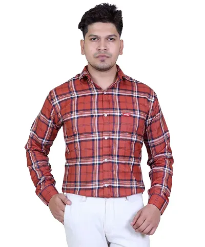 Stylish Checked Long Sleeves Casual Shirt For Men