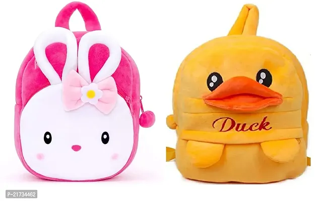 SHIWORLD Konggi  Duck Combo Kids School Bag Cute Backpacks for Girls/Boys/Animal Cartoon Mini Travel Bag Backpack for Kids Girl Boy 2-6 Years