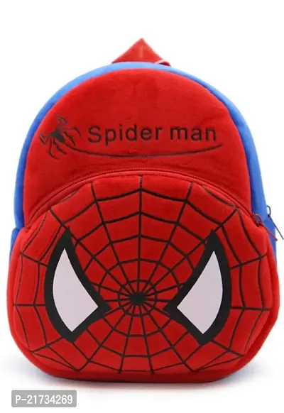 SHIWORLD Spider Red  Stawarry Combo Kids School Bag Cute Backpacks for Girls/Boys/Animal Cartoon Mini Travel Bag Backpack for Kids Girl Boy 2-6 Years-thumb3