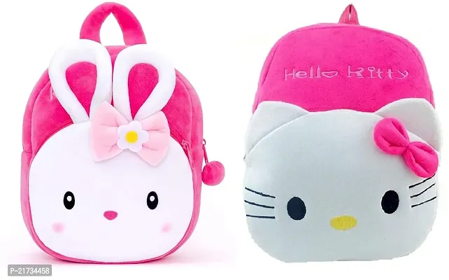 SHIWORLD Konggi  Hello Kitty Combo Kids School Bag Cute Backpacks for Girls/Boys/Animal Cartoon Mini Travel Bag Backpack for Kids Girl Boy 2-6 Years-thumb0