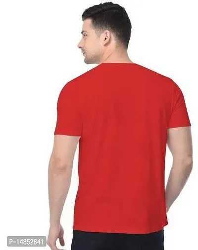 Polyester Printed Round Neck T-Shirt For men-thumb2