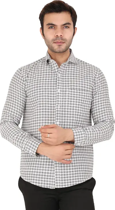 Comfortable Blend Long Sleeves Casual Shirt For Men