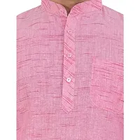 LatestPlus Men's Solid Cotton Blend Ethnic Wear Regular Full Sleeve Kurta-thumb3