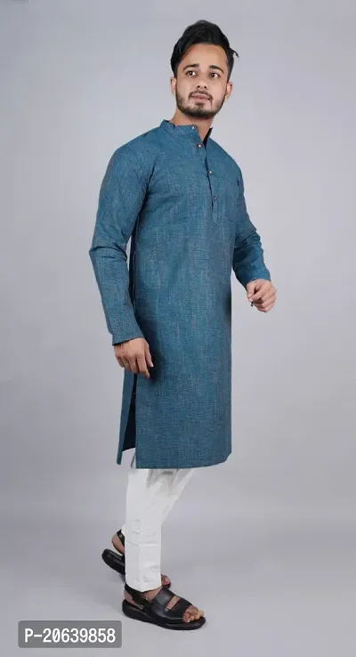 Reliable Cotton Blend Kurta For Men-thumb0