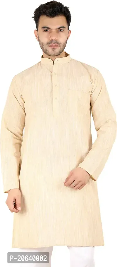 Reliable Cotton Blend Kurta For Men-thumb0