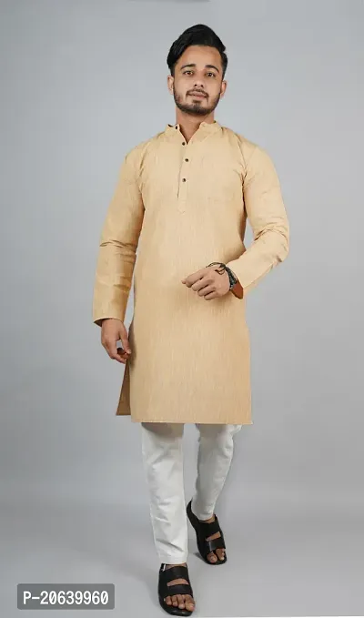 Reliable Cotton Blend Kurta For Men-thumb0