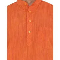 LatestPlus Men's Solid Cotton Blend Ethnic Wear Regular Full Sleeve Kurta-thumb3