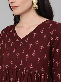 Womens Rayon Fabric Designer  Stylish Tunic Tops-thumb3
