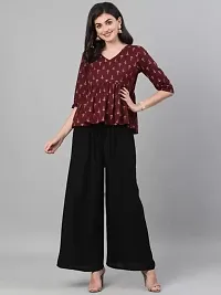 Womens Rayon Fabric Designer  Stylish Tunic Tops-thumb4