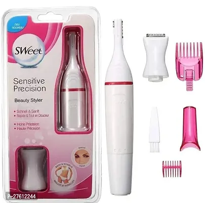 Sweat Sensitive Touch Beauty Trimmer Hair Removal Machine Pink-thumb0