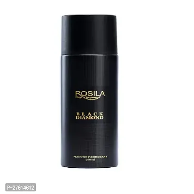 Rosila Black Diamond Stay Fresh And Bold Perfume Body Spray For Men And Women- 200 ml-thumb0