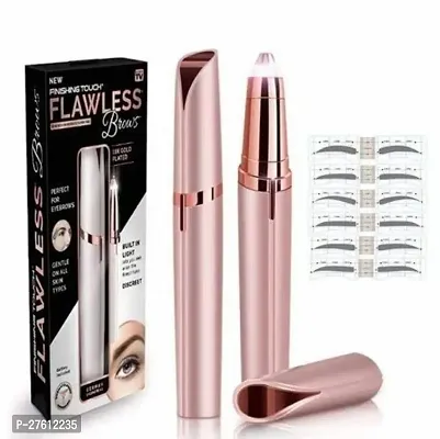 New Flawless Brows Removers Haip Instantly Pain Free 18K Gold Plated Battery Included Usb Charger Cable-thumb0
