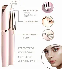 New Flawless Brows Removers Haip Instantly Pain Free 18K Gold Plated Battery Included Usb Charger Cable-thumb2