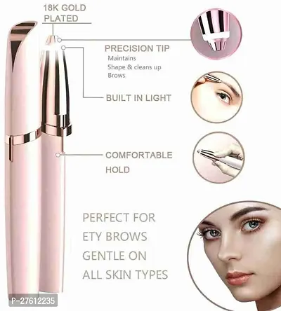 New Flawless Brows Removers Haip Instantly Pain Free 18K Gold Plated Battery Included Usb Charger Cable-thumb3