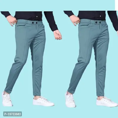 mens track pants  blue color (pack of 2)