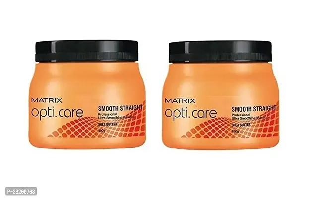 M3tex Hair Spa cream Opti care Smooth  Straight Hair Smoothing Spa 490g Pack Of 2